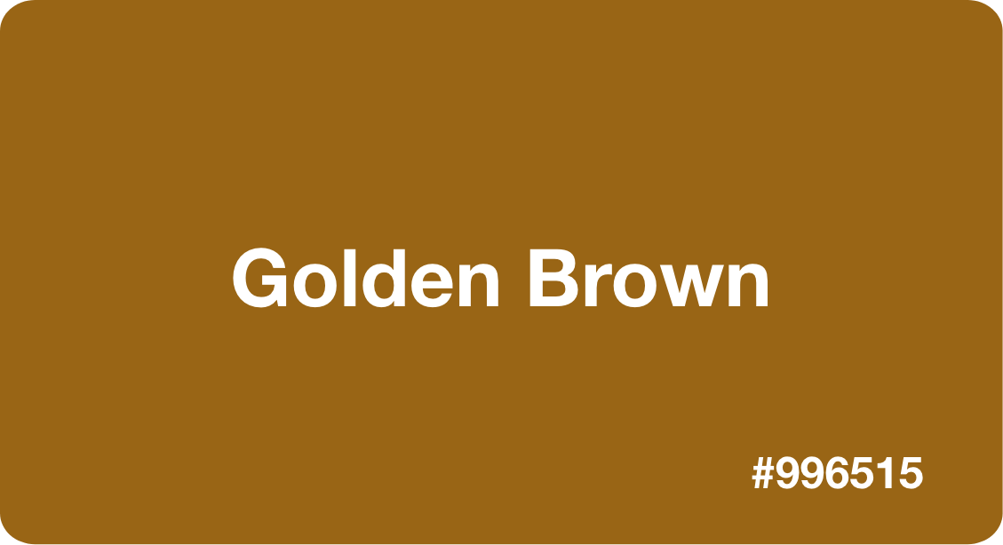 Golden Brown Color HEX Code 996515